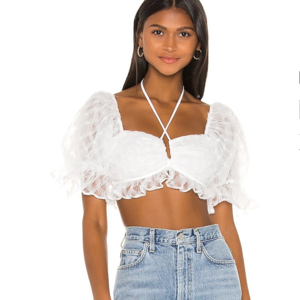 NWOT LPA Katja Top white (L)